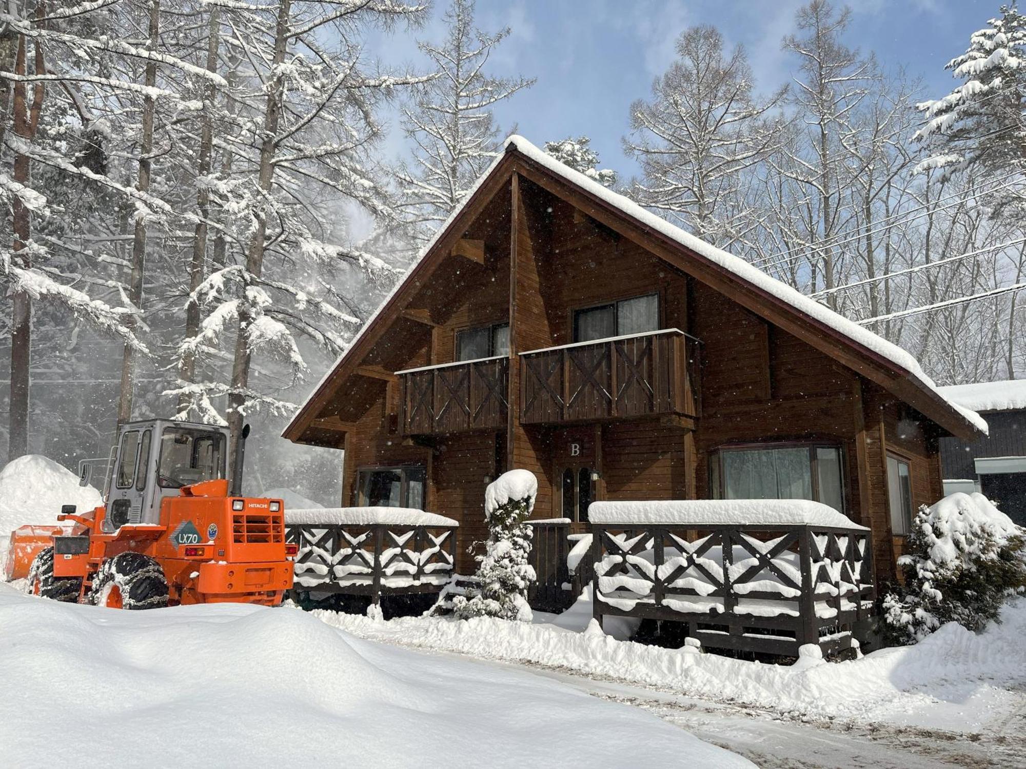 Log Cottage Epoch Hakuba Kültér fotó